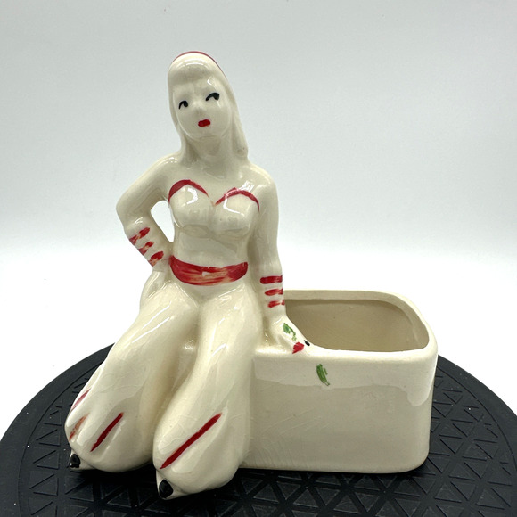Vintage MCM Arabian Harem Girl Genie Planter - Picture 1 of 7